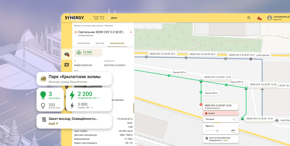 Облачная платформа для оптимизации энергопотребления: от одной лампочки до целого города